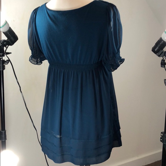 Teal rosette top - Picture 5 of 5